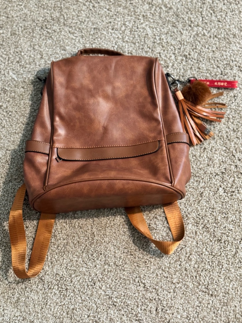 Leather Anti-Theft Backpack Purse